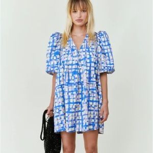Hunter Bell Jenkins Dress - Blue Cobblestone